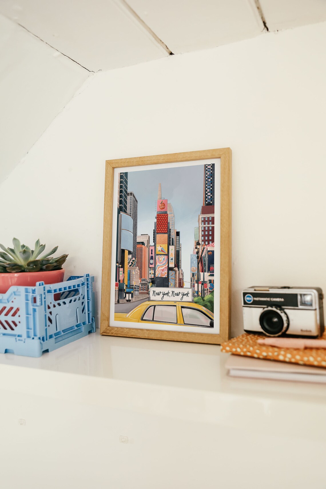 Times Square New York Travel Poster, Urban Scene - Image 2