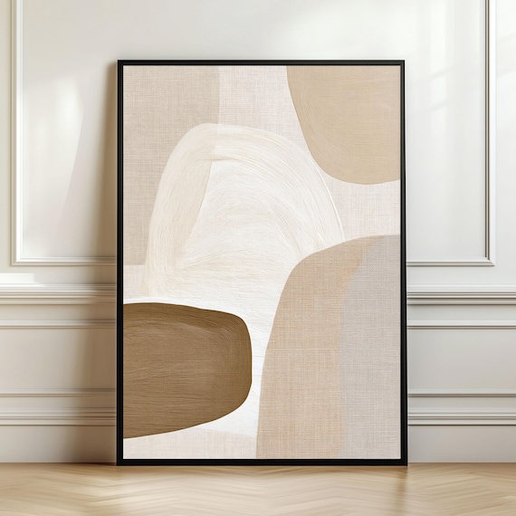 Modern Abstract Shapes, Scandinavian Artwork