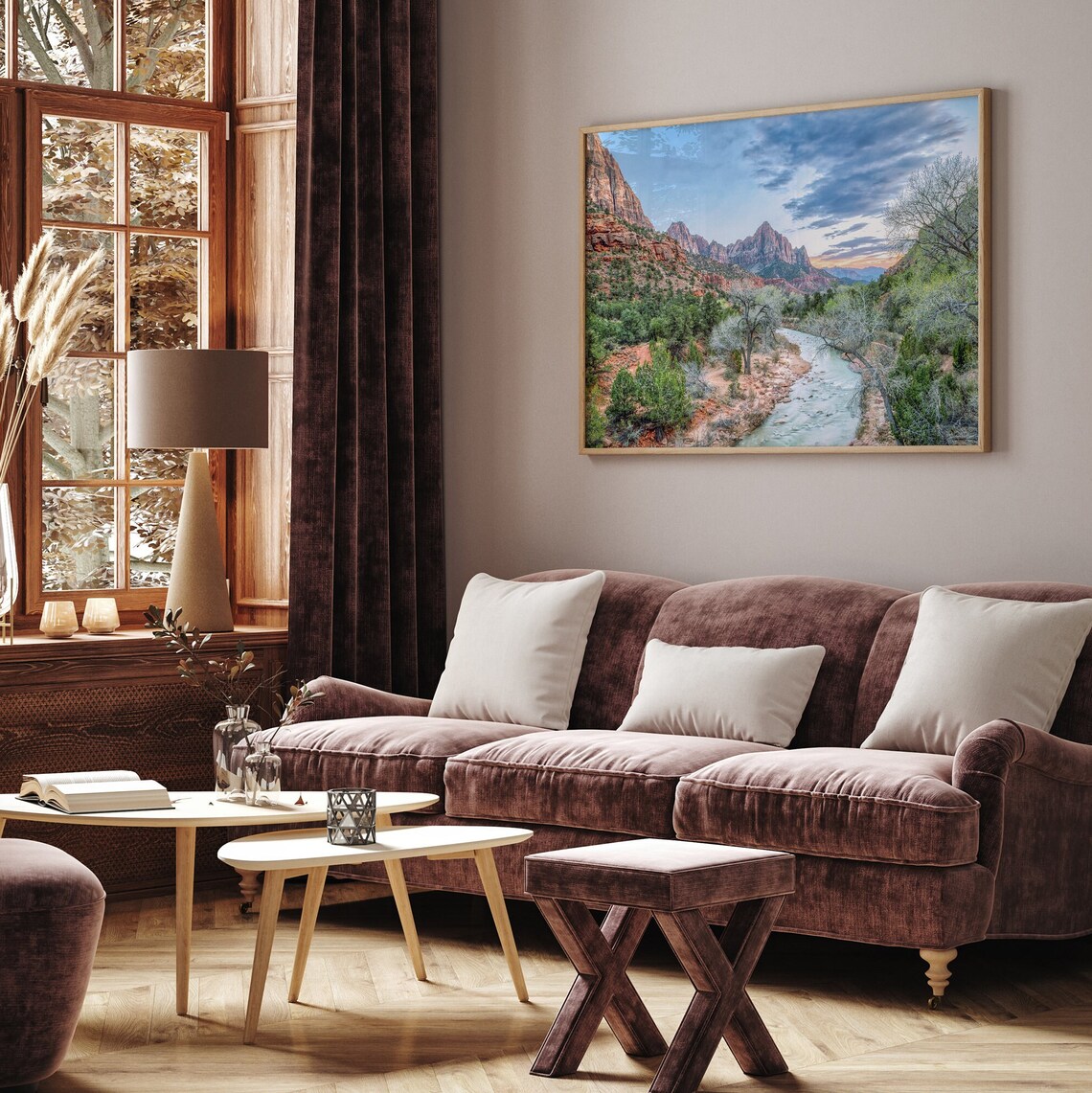 Zion National Park Landscape, Southwest Art Print - Image 3