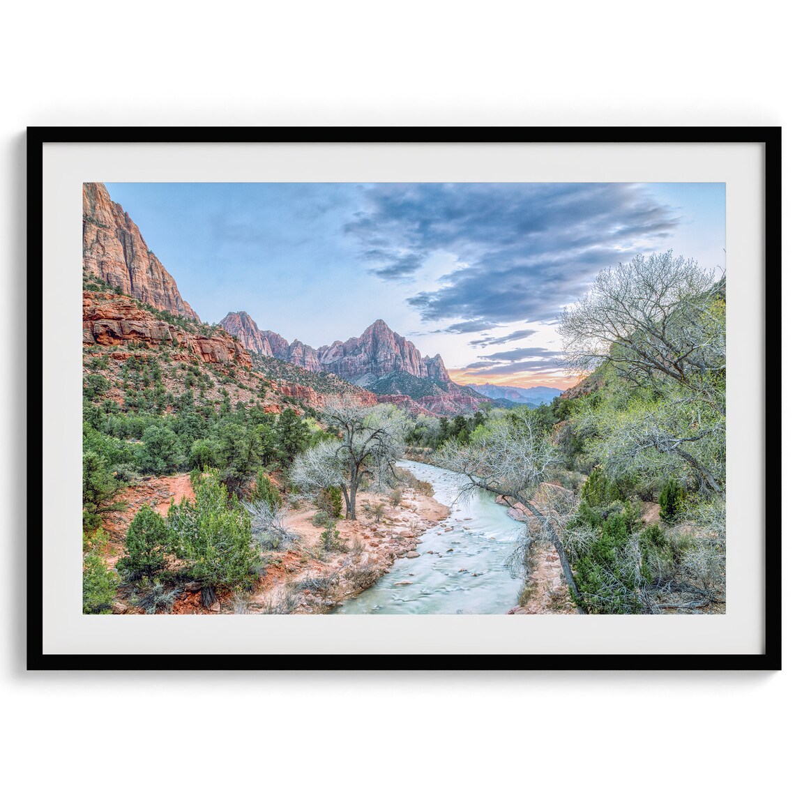 Zion National Park Landscape, Southwest Art Print - Image 2