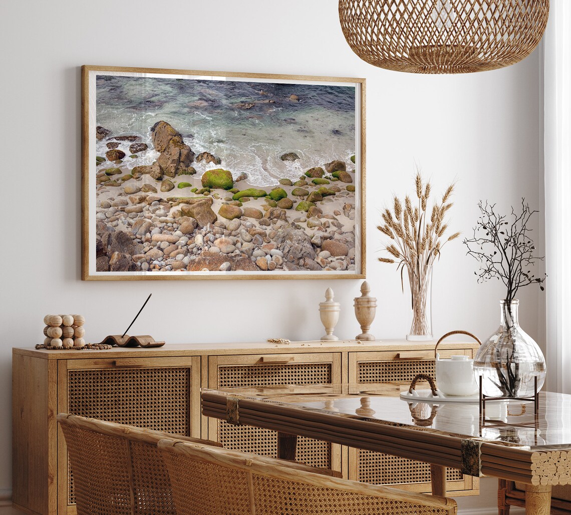 Monterey Aerial Beach Art Print, Coastal Decor - Image 4