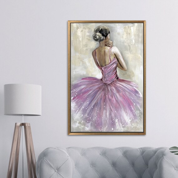 Halloween Decor Art Girl Room Canvas Bridesmaid Gifts Modern Ballerina Dancer Gift Home
