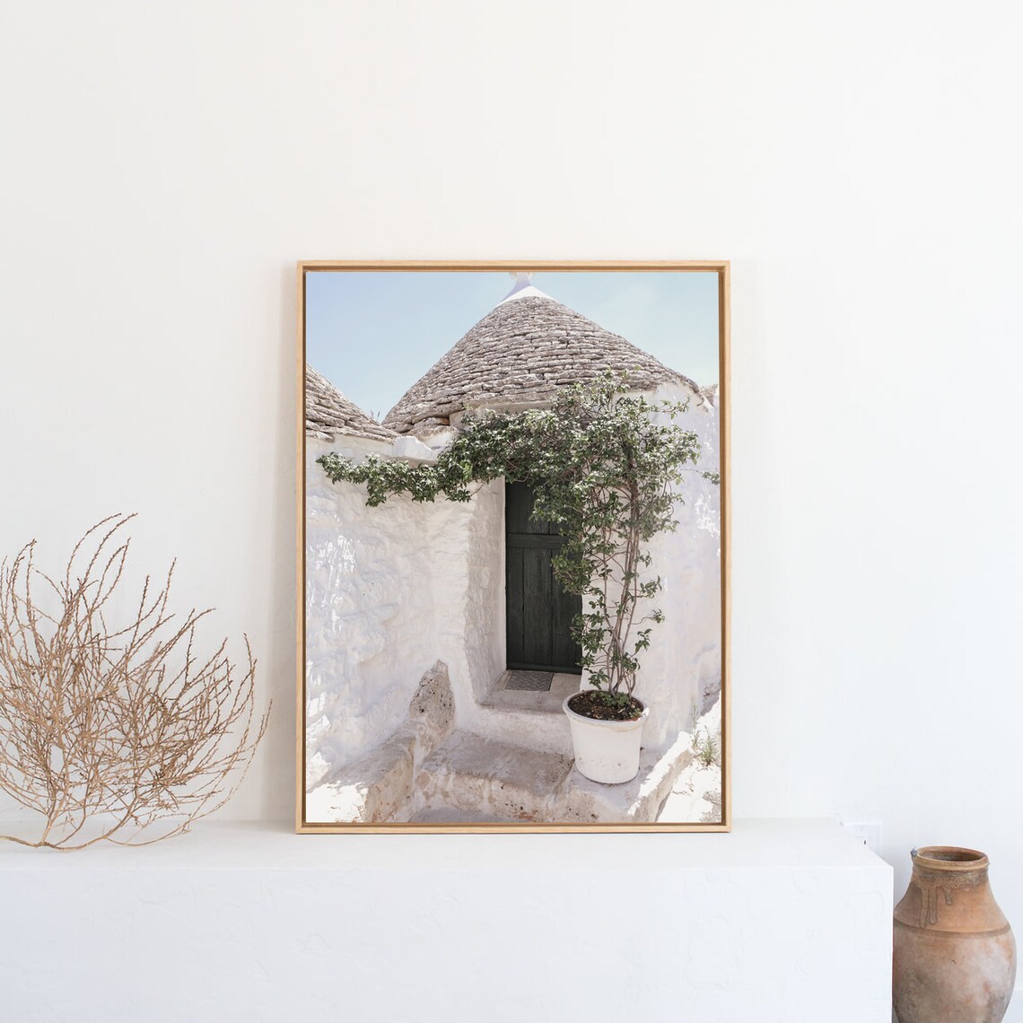 Alberobello Trulli Italy Travel Poster, Puglia - Image 3