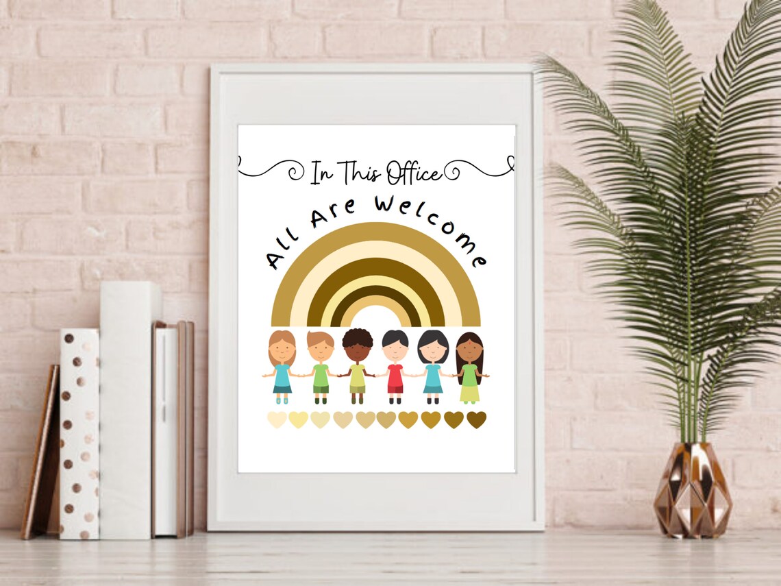 In This Office All Are Welcome Diversity Poster - Image 6