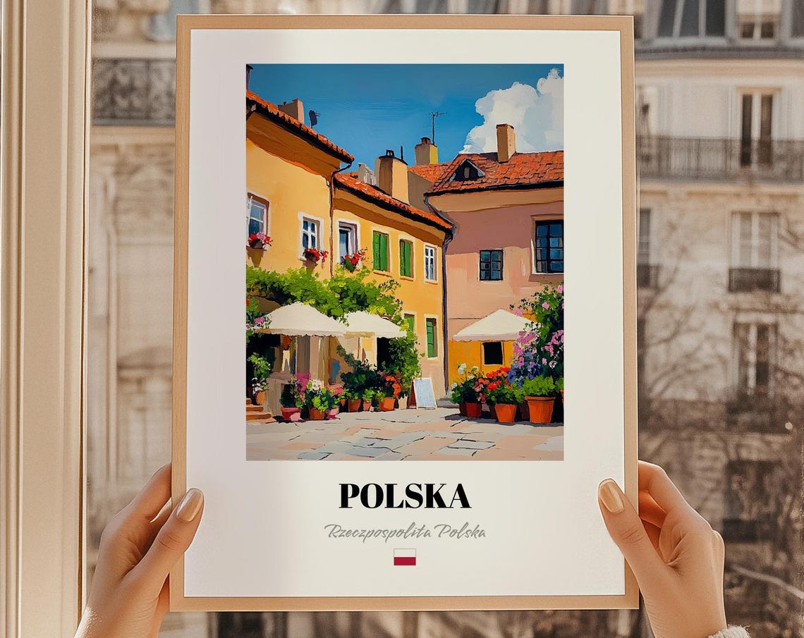 Polska Rzeczpospolita Poland Wall Decor Print Of An Oil Painting Reproduction Polish Friend Gift Home Office