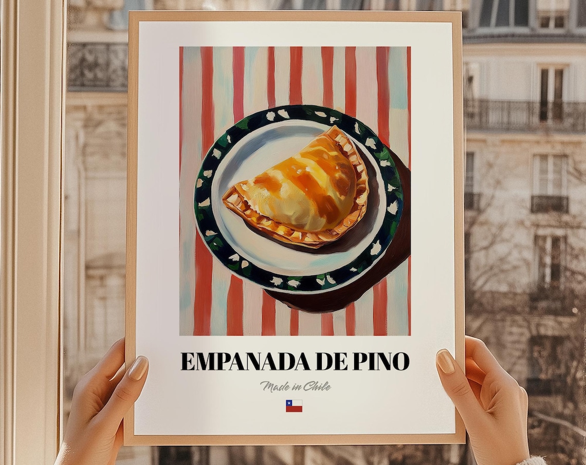 Empanada De Pino, Chilean Cuisine Art Print