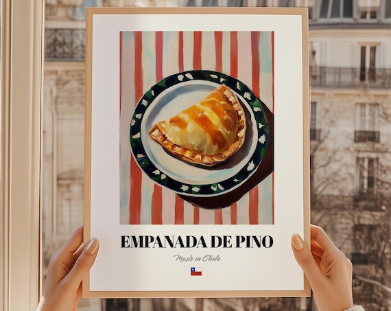 Empanada De Pino, Chilean Cuisine Art Print