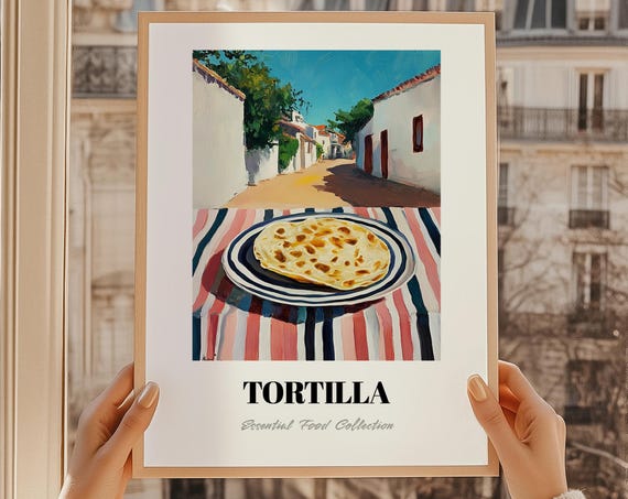 Tortilla Mexican Cuisine Food Wall Art Kitchen Restaurant