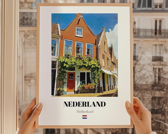Nederland Netherlands Wall Art Oil Painting Reproduction Print Poster Dutch Friend Gift Dorm