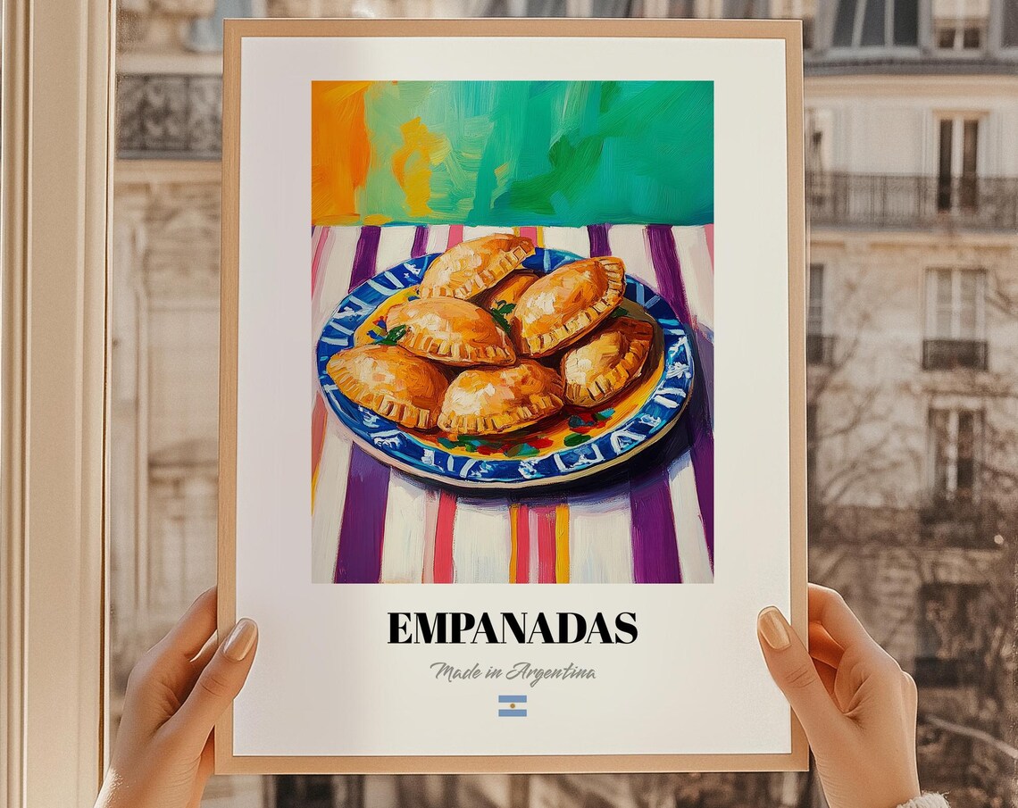 Empanadas Art Print, Argentinian Cuisine Poster