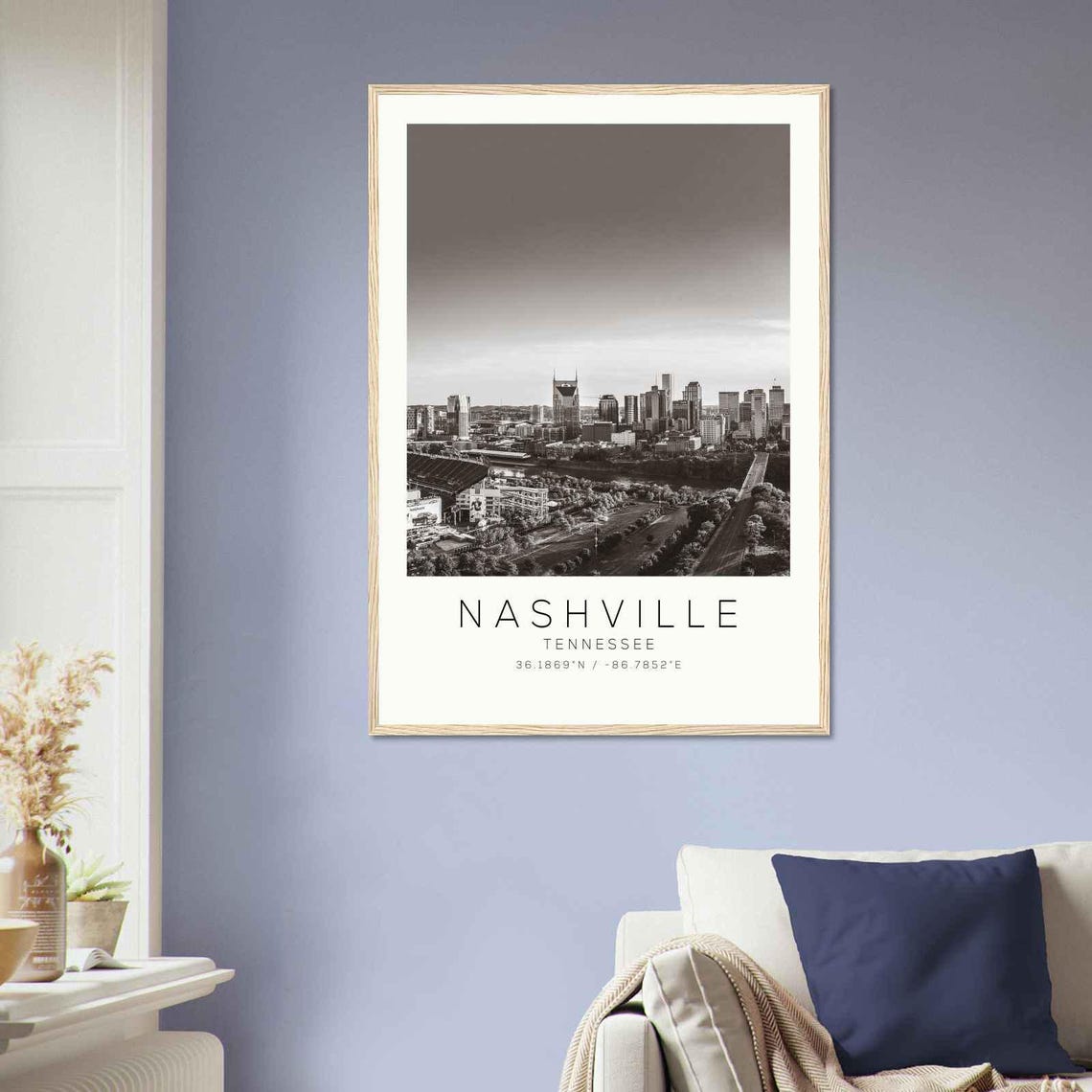 Nashville Tennessee Photo Travel Poster Nashville Travel Print Minimalist Travel Print Ds2 - Image 2