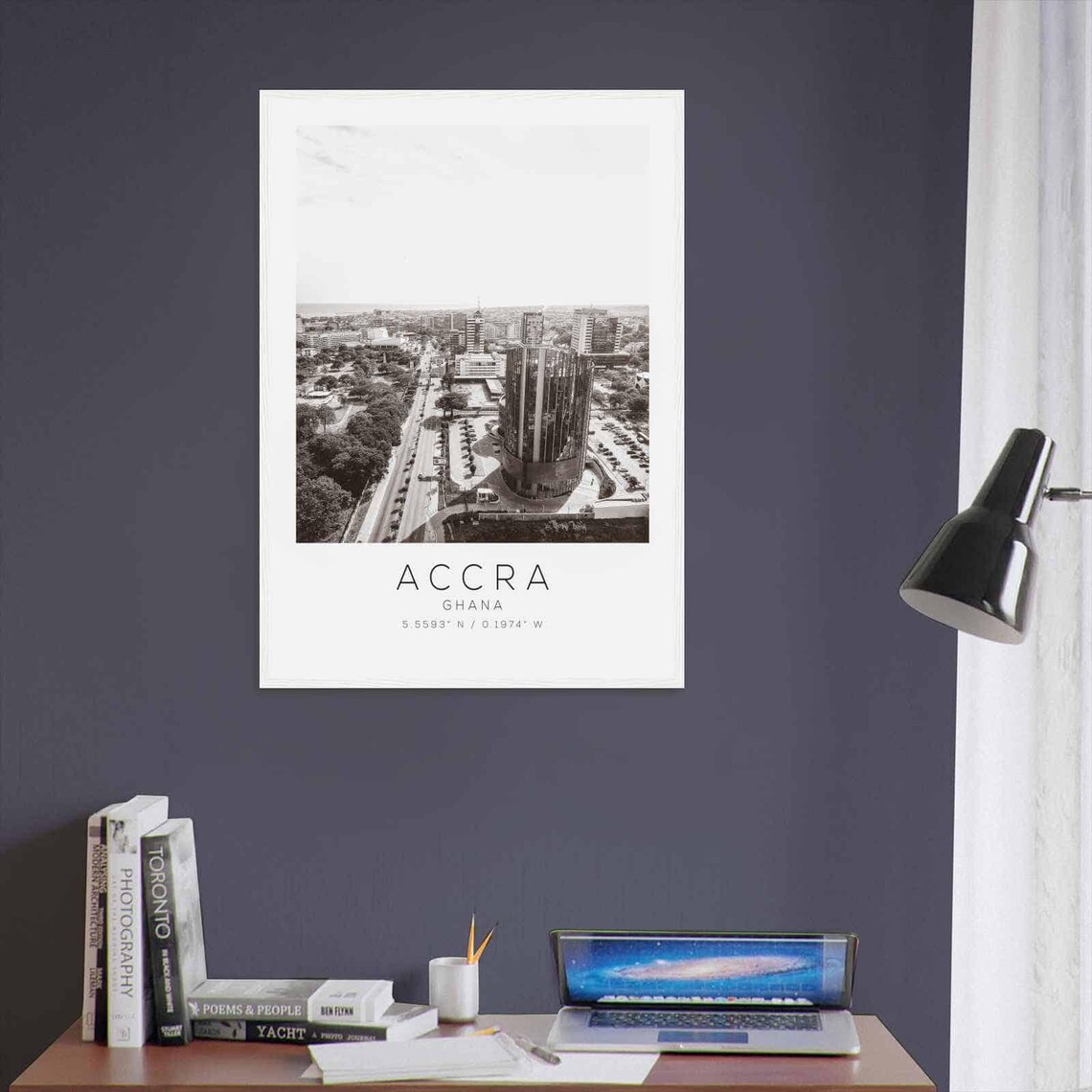 Accra Ghana Minimalist Travel Poster Print - Image 3