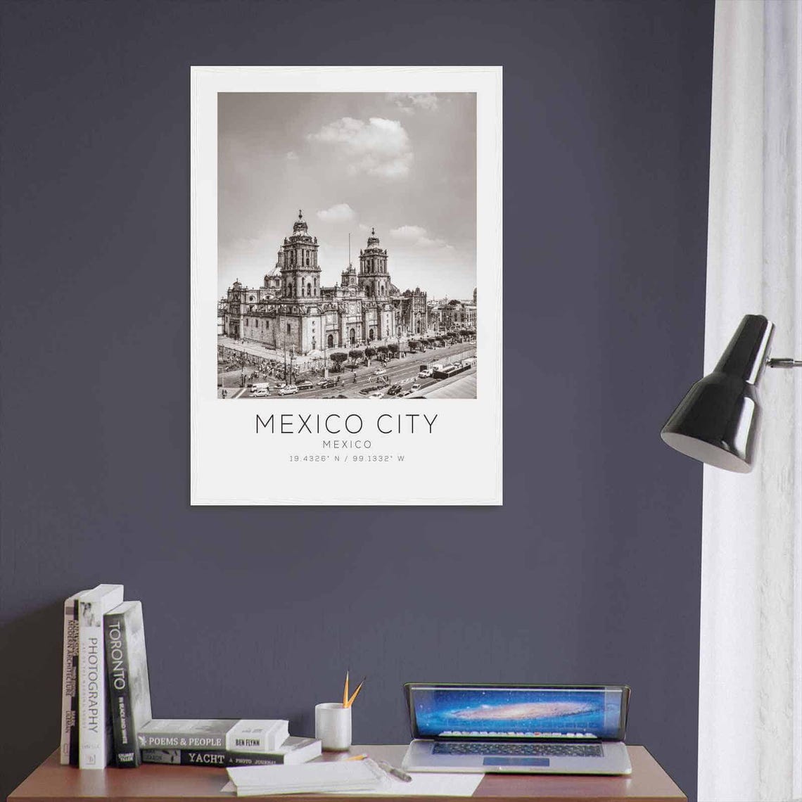 Mexico City Mexico Travel Photo Poster Bw Mexico City Travel Print Minimalist Travel Poster Print - Image 3