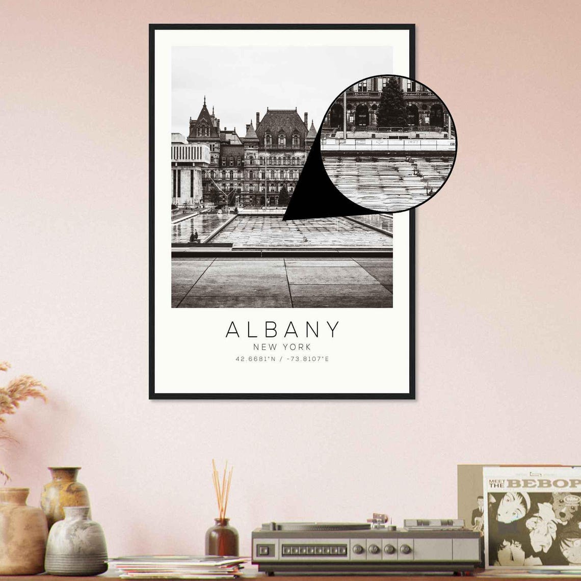 Albany New York Historic Capitol Building Plaza Photo Poster - Image 4