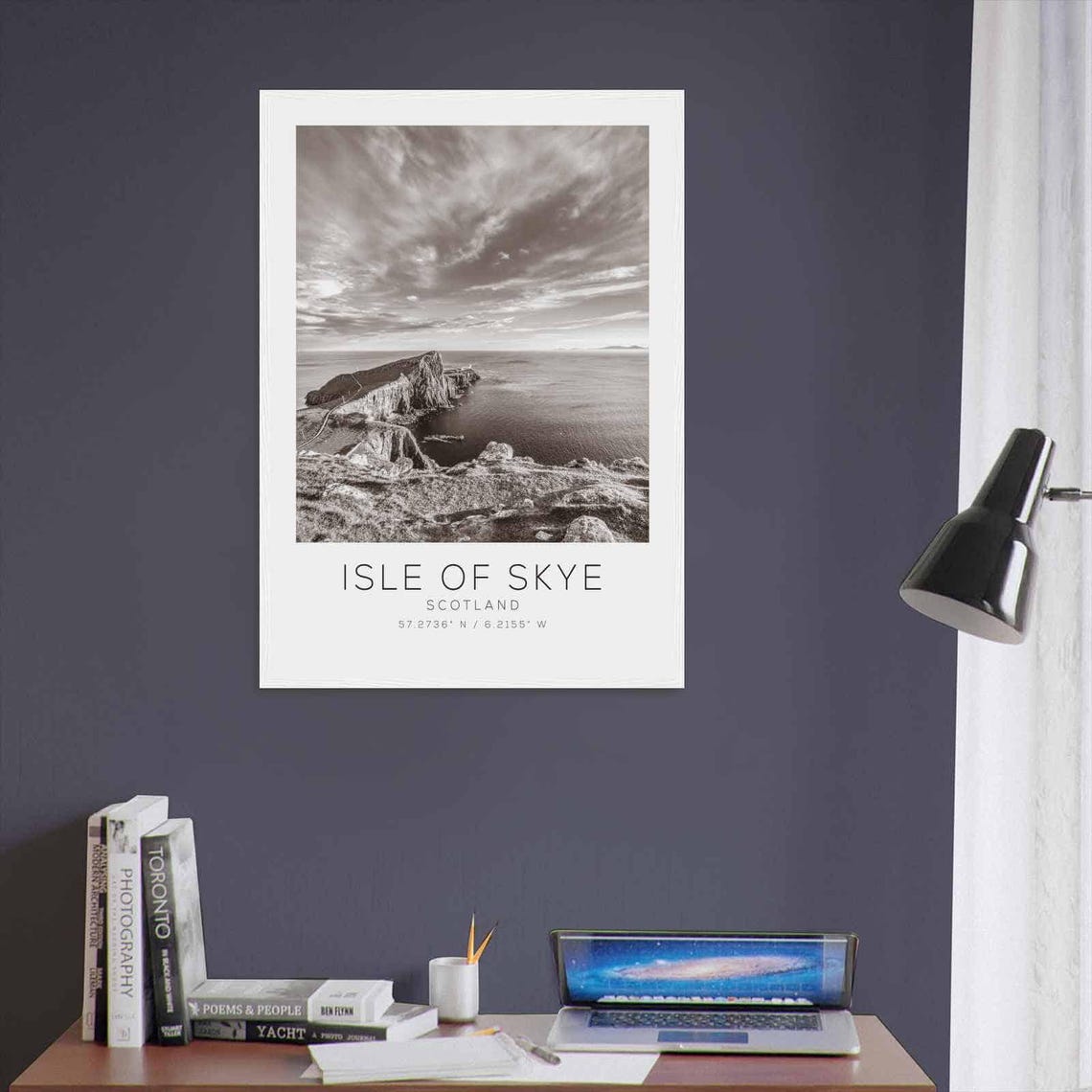 Isle Of Skye Scotland Travel Photo Poster Bw Isle Of Skye Travel Print Minimalist Travel Poster Print3 - Image 3