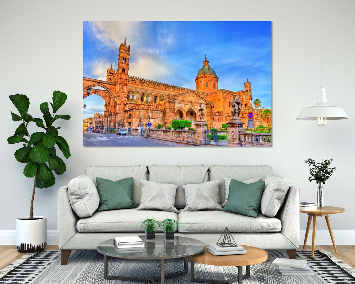 Palermo Cathedral Sicily Arab Norman Architecture Triptych Wall Poster - Image 6