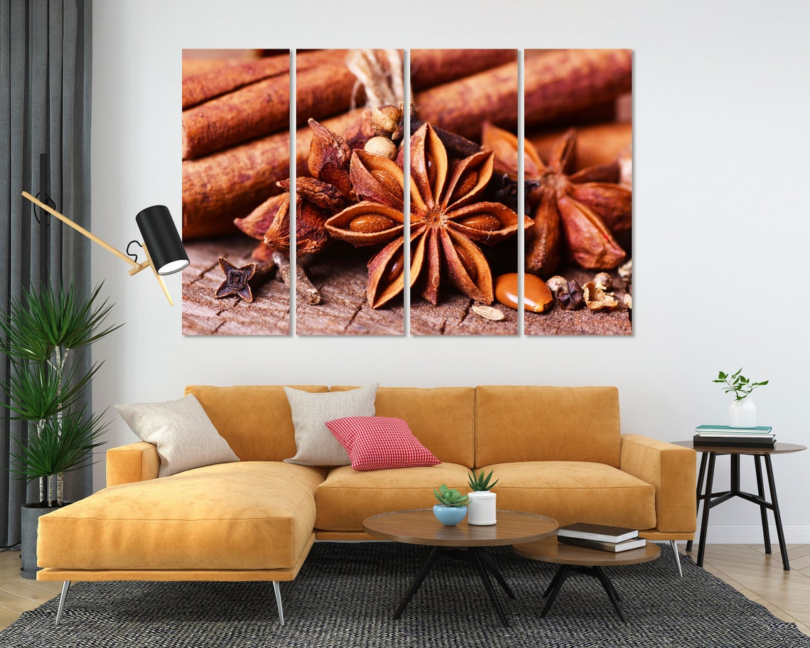 Star Anise Cinnamon Sticks Warm Spices Close Up Kitchen Poster - Image 4