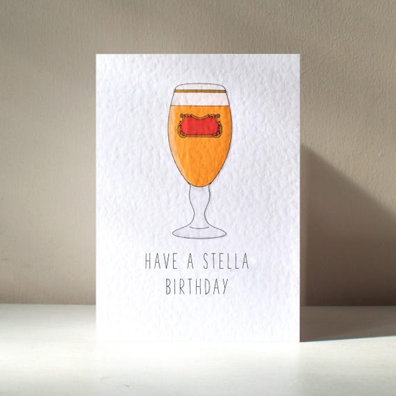 Stellar Personalised Buddy Beer Pun Poster Print