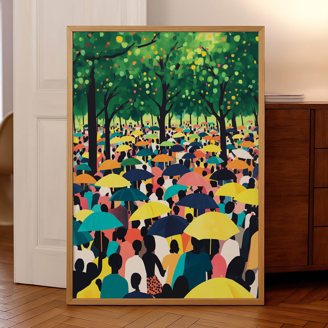 Aall Afrocentric People Art Print, Black Artist