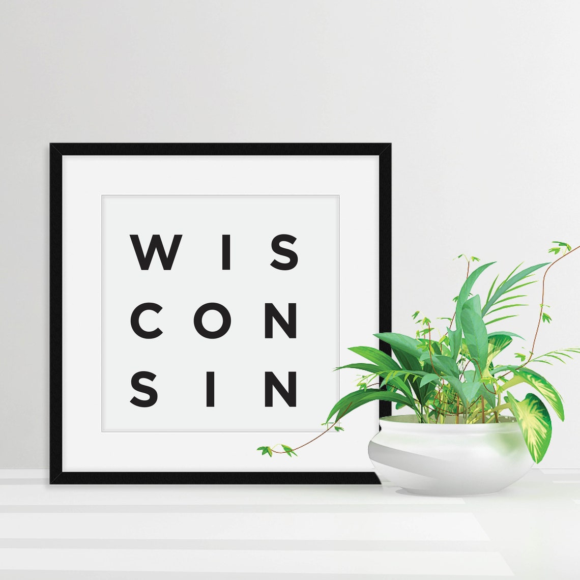 Artwork Size Visualizer 8x8 12x12 16x16 18x18 Inch Square Guide Print - Image 2