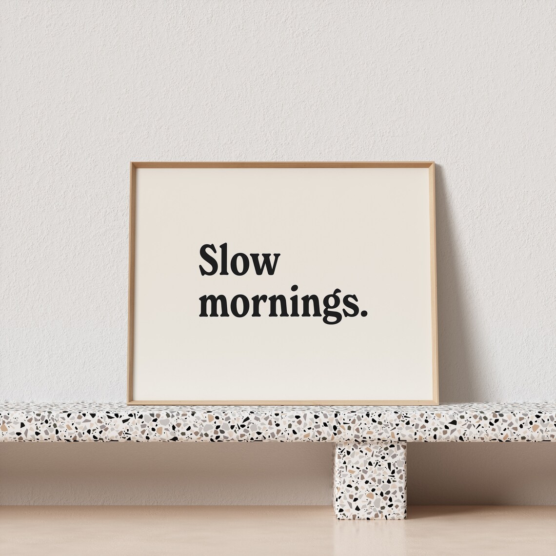 Slow Mornings Retro Poster, Sky Landscape Art Print - Image 3