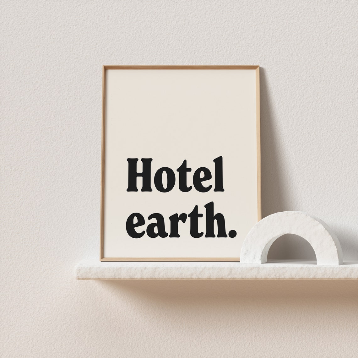 Hotel Earth Bold Serif Quote Poster for Travelers and Dreamers - Image 2