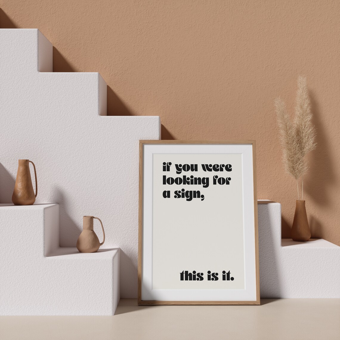 Retro Minimalist Spiritual Art Print, Sign Quote - Image 3