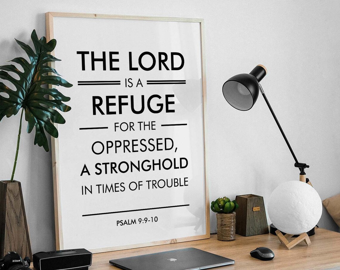 Psalm 99:10 Bible Verse, Minimal Scripture Art Print - Image 3