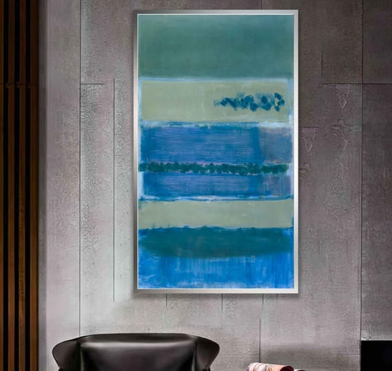 Mark Rothko Mark Rothko Print Museum Exhibition Poster Modern Art Expressionism Painting Abstract Wall Art Reproduction Wall Art