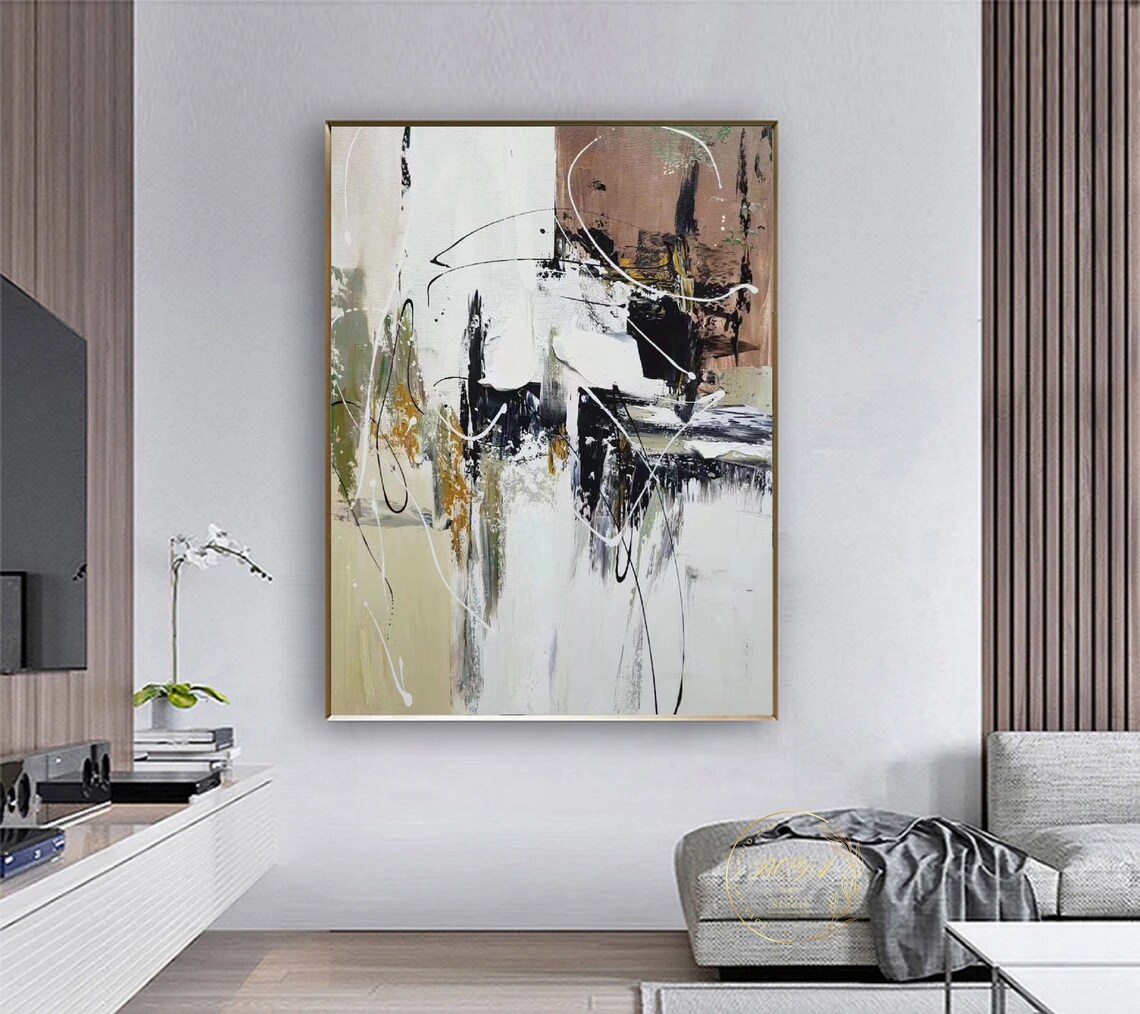 Abstract Painting, Minimalist Modern Wall Art Print - Image 3