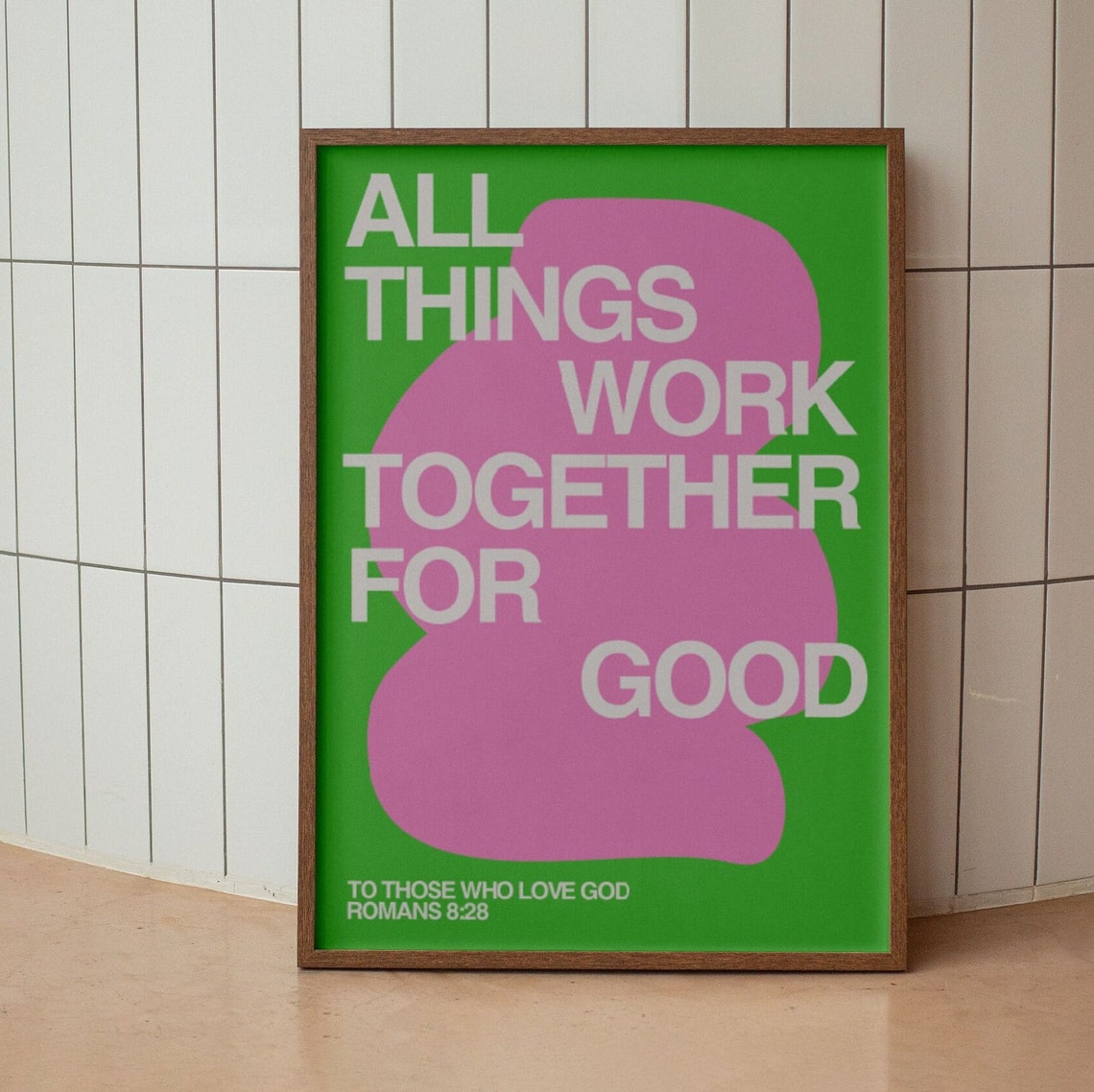 Bauhaus Christian Romans 8 Art Print