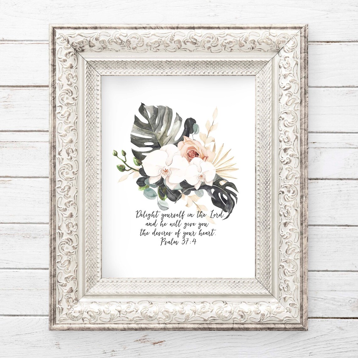 Psalm 37v4 Art Delight Yourself In The Lord - Image 2