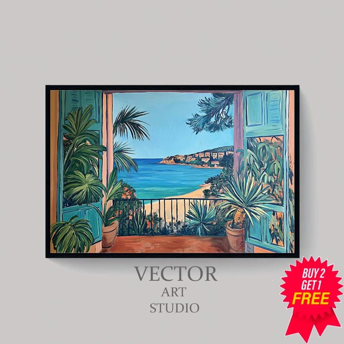 Henri Matisse Poster Farbfrohe Wandkunst Als Matisse Print Matisse Kunstdruck Moderner Horizontaler Kunstdruck Matisse Museum Print - Image 4