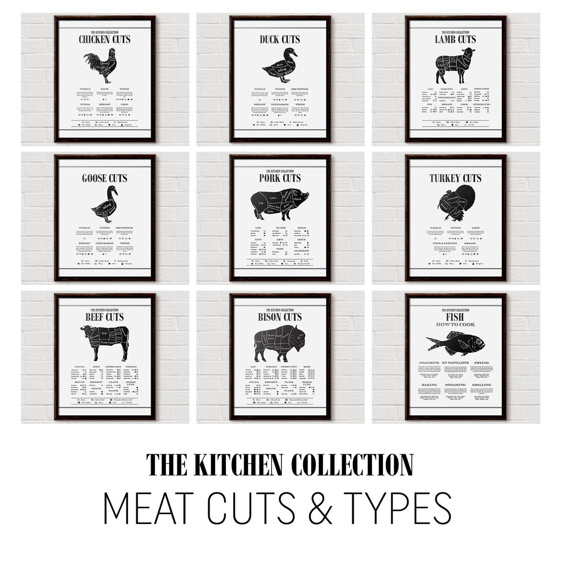 Kitchen Recipe Poster, Stocks and Broths Art Print - Image 2
