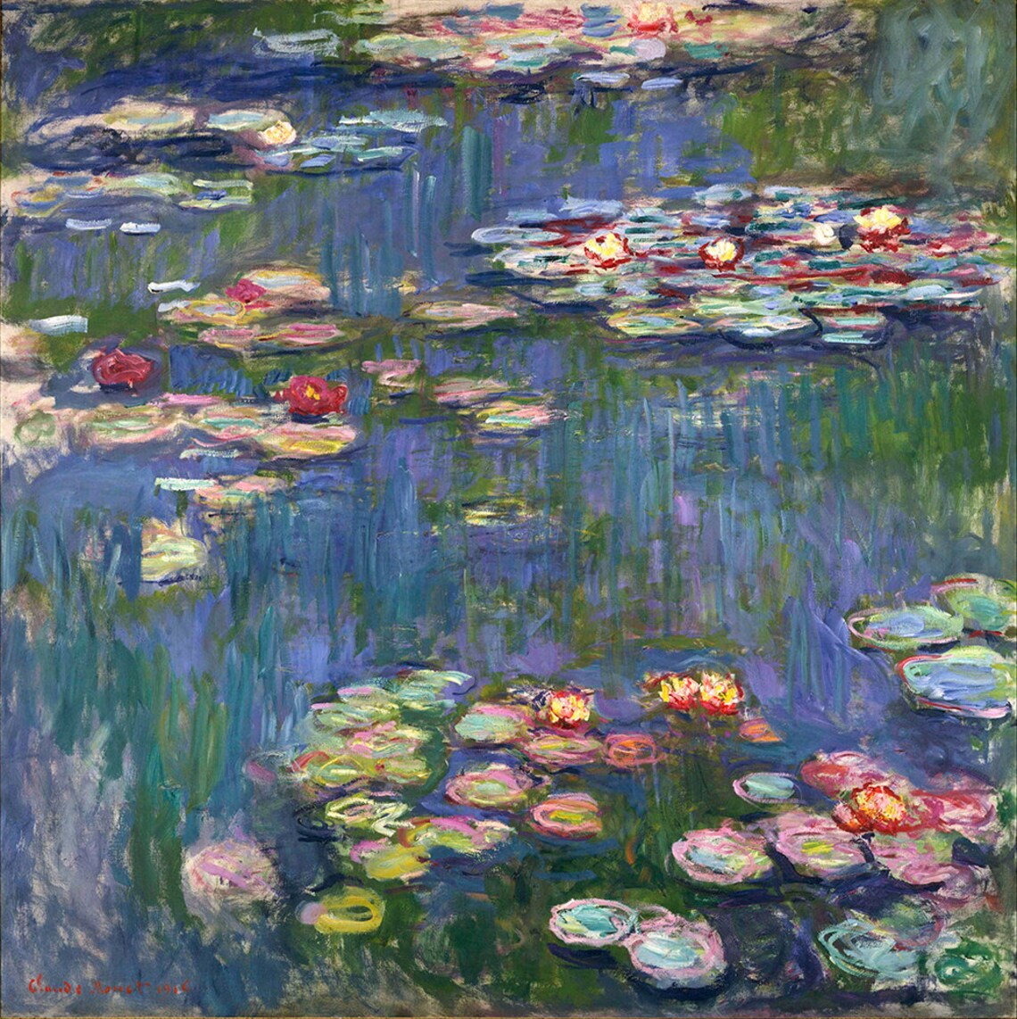 Claude Monet Waterlilies Fine Art Glice 1916 Sku 0083 - Image 2