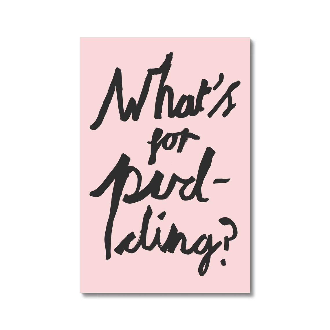 Whats For Pudding? Dinner Quote Kitchen Art Print - Image 2
