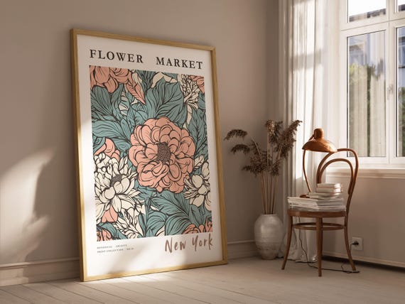 New York Flower Market Print Poster Matisse Wall Art