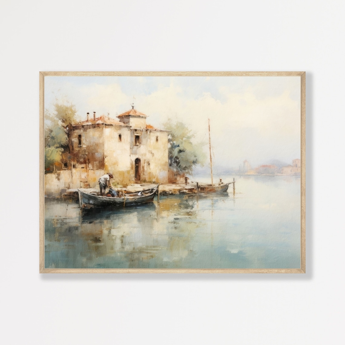 Venice Vintage Italy Travel Poster, Retro Decor