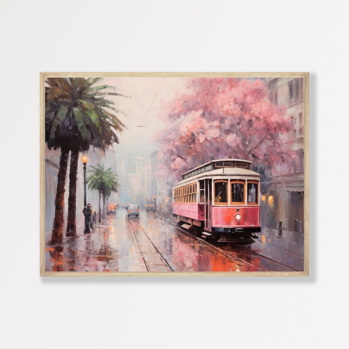 San Francisco Retro Pastel Vintage Art Print