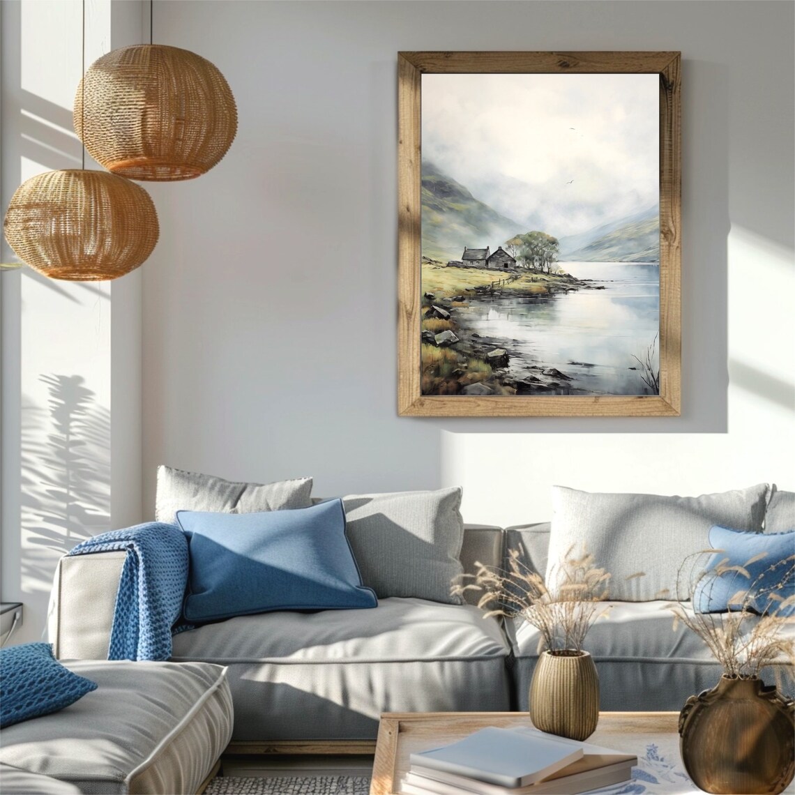 Ireland Landscape Print, Irish Cottage Art Print - Image 2