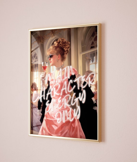 Sassy Quote Vintage Champagne Poster, Bar Cart Decor