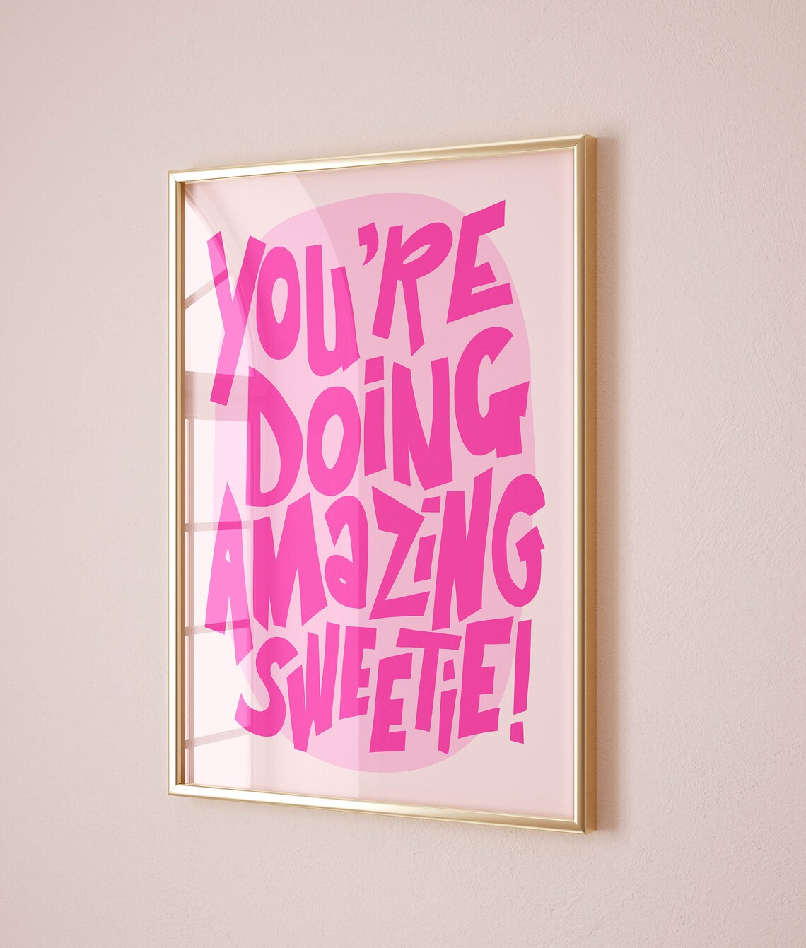 Motivational Girls Room Decor Typography Poster - Image 2