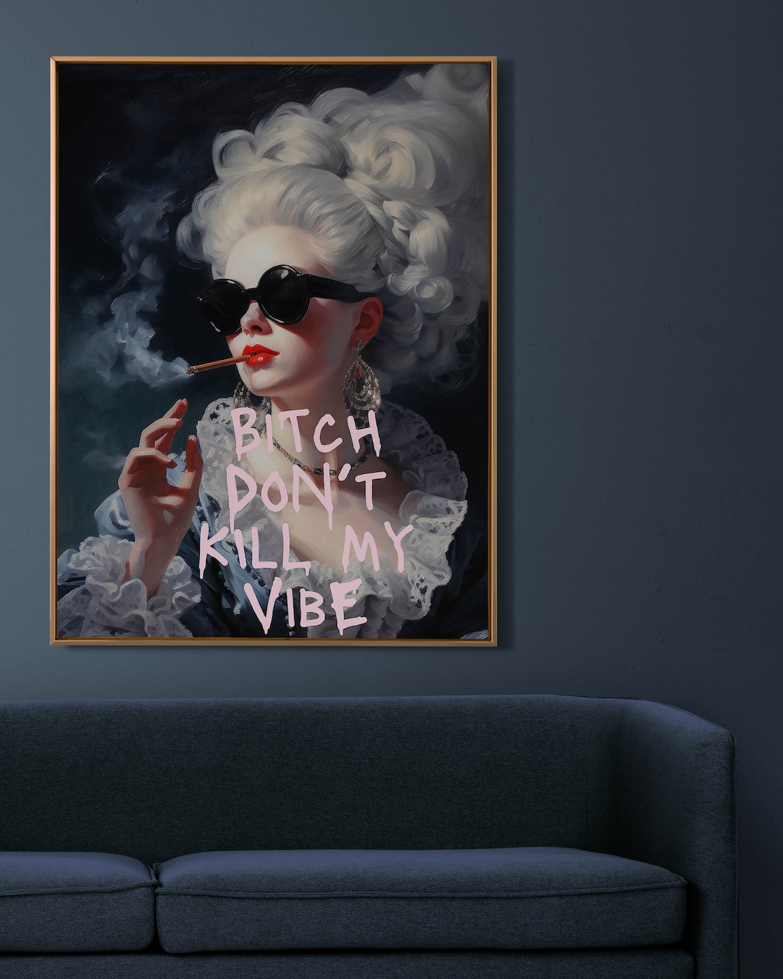 Altered Art Trendy Maximalist Vintage Poster - Image 2