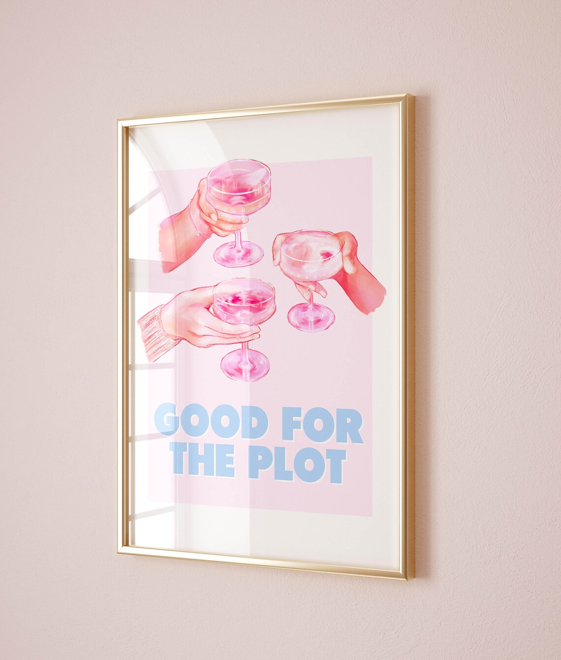Good For The Plot Y2K Bar Cart Art Print - Image 2