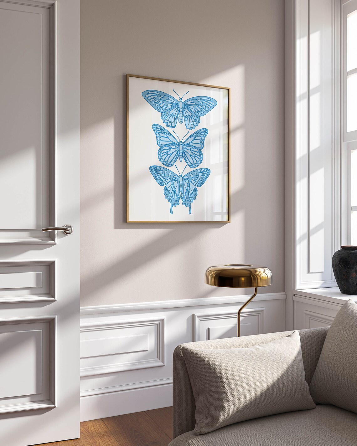 Butterfly Y2K Preppy Dorm Decor Art Print - Image 2