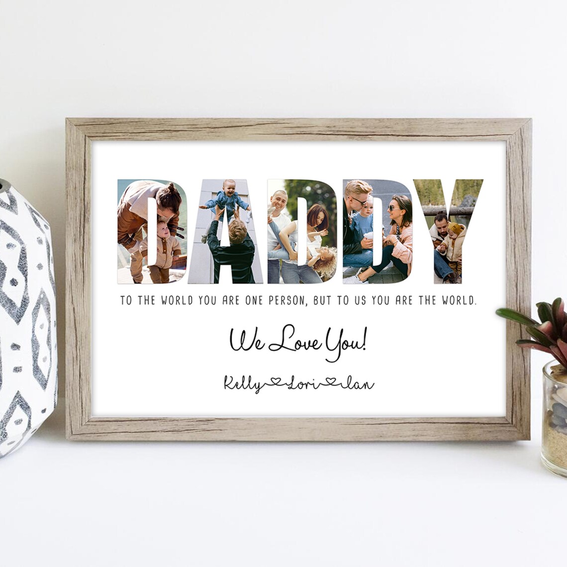 Personalized Fathers Day Gift For Dad, Wall Art Print - Image 5