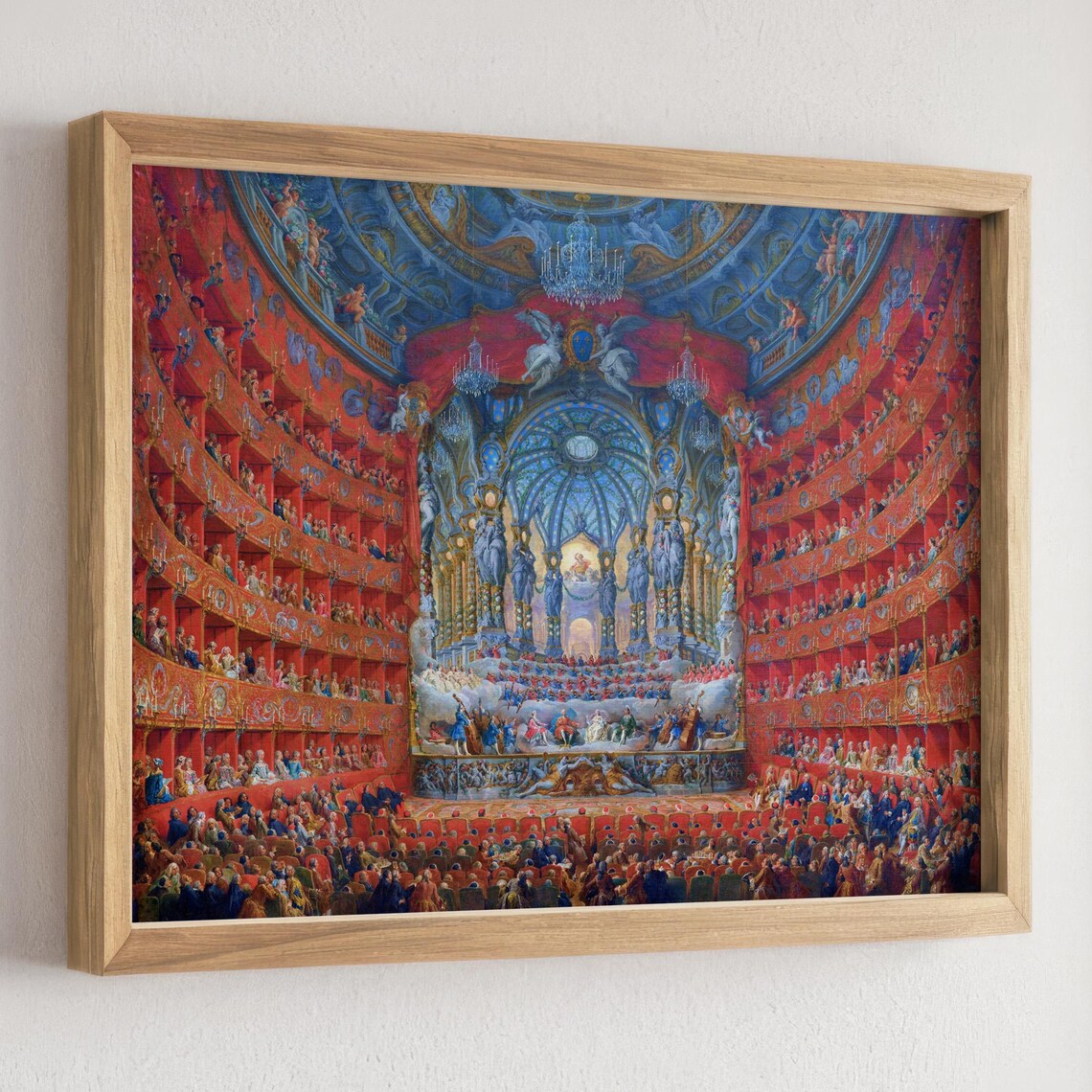 Baroque Theater Art Print, Vintage Opera House - Image 3