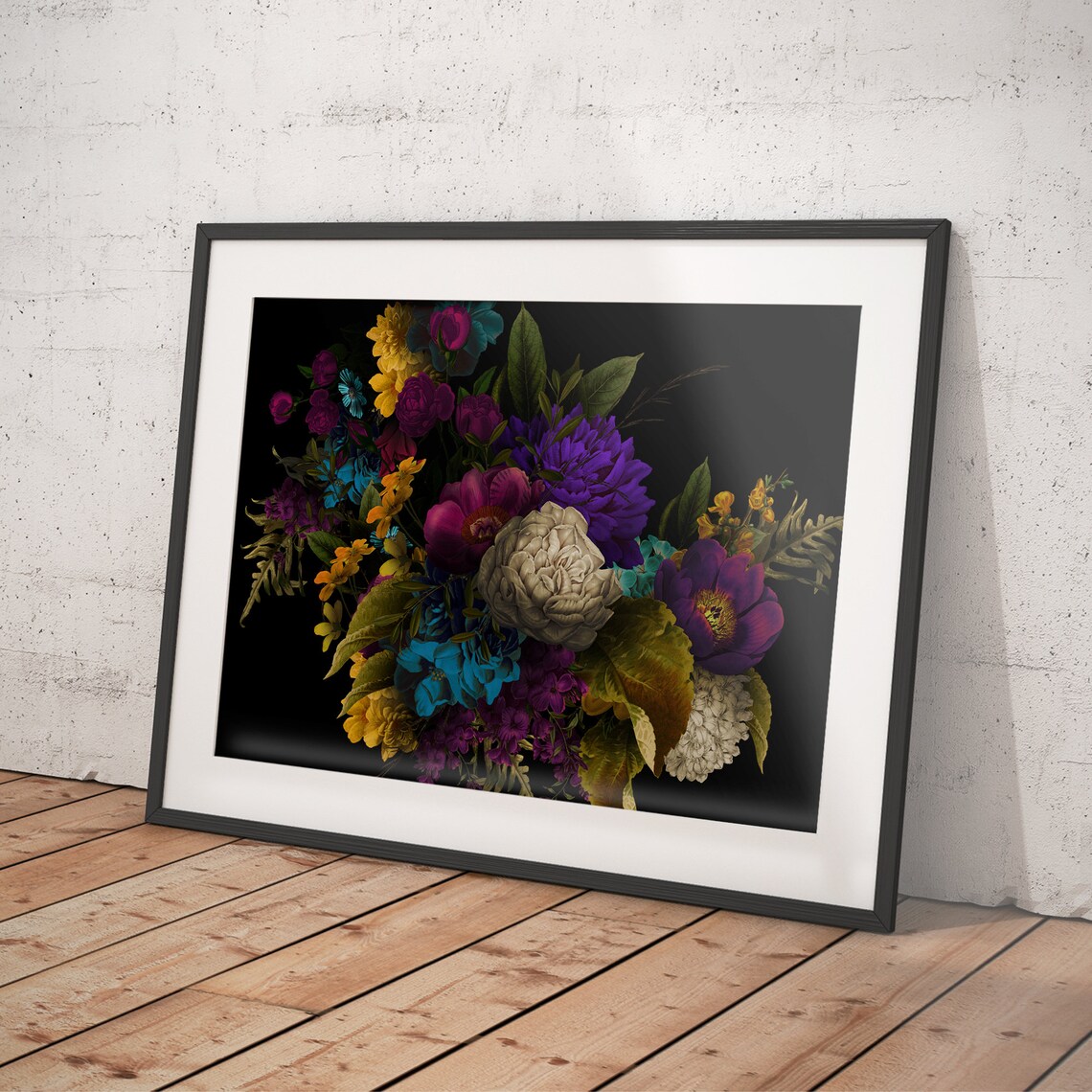 Bouquet Print No. 1 Botanical Poster, Vintage Decor - Image 4
