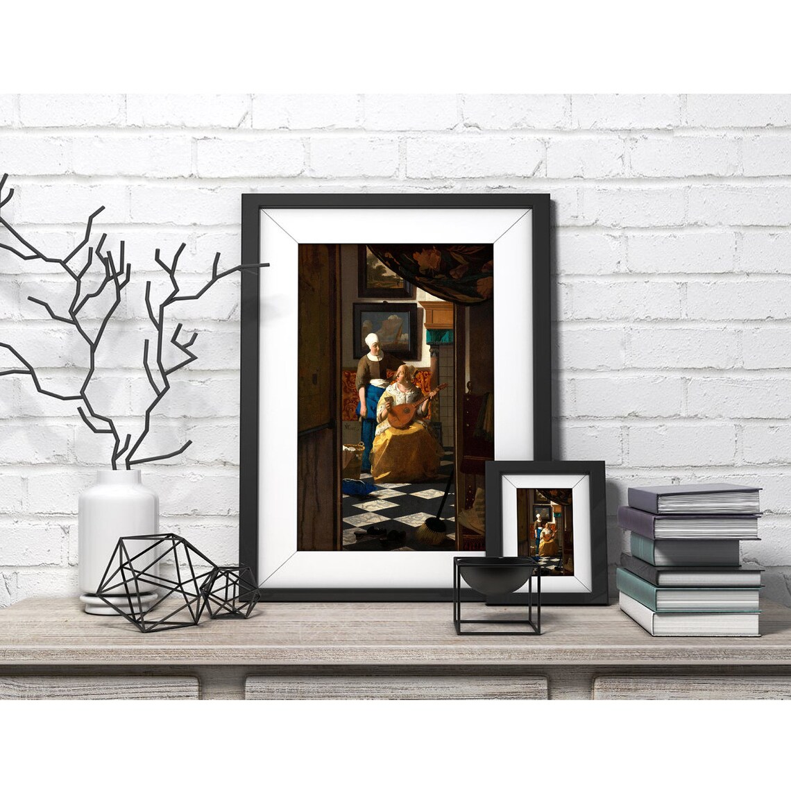 The Love Letter by Vermeer, Vintage Art Print - Image 4