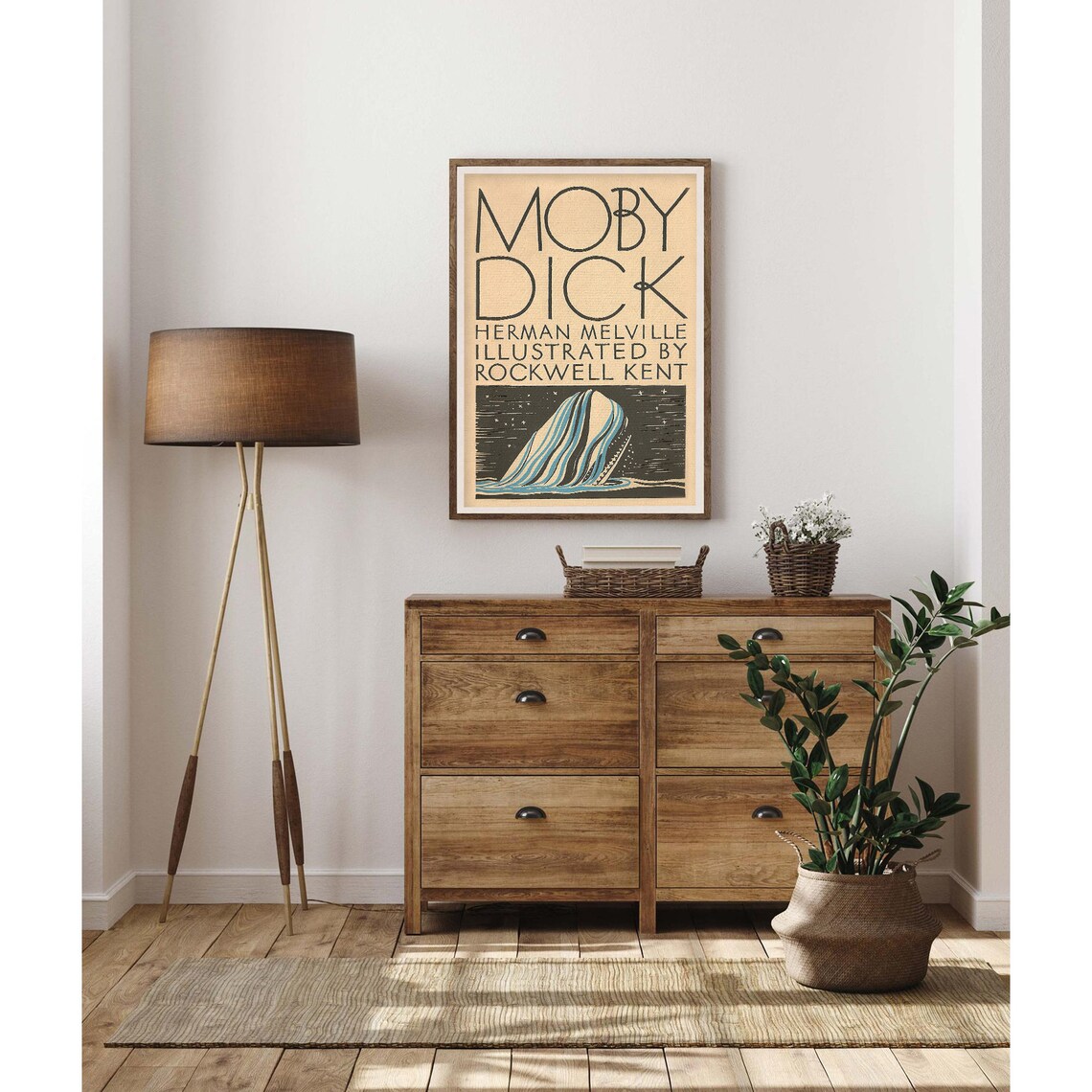 Moby Dick Bookish Nursery Art, Literary Poster Print - Image 2